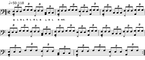 Exercise 1 - Single Stroke Triplets