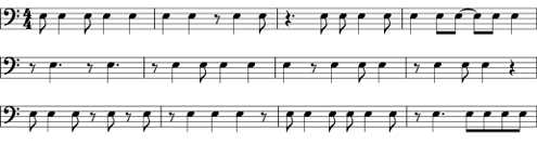 Exercise 2d - Syncopation Reading